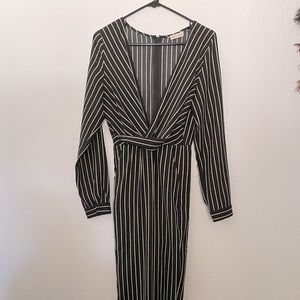 Art + Ephect Striped Longsleeved Jumpsuit M